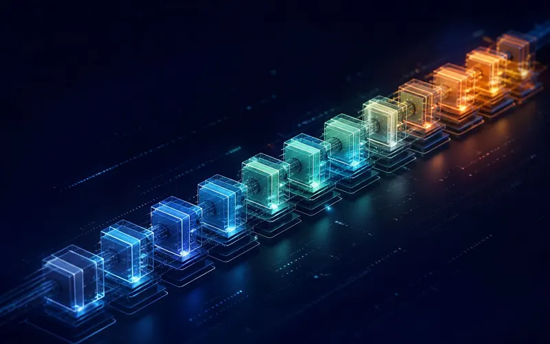 Visualisasi alur pemrosesan data sebelas tahap